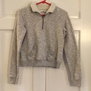 Hollister Half Zip Sweatshirt